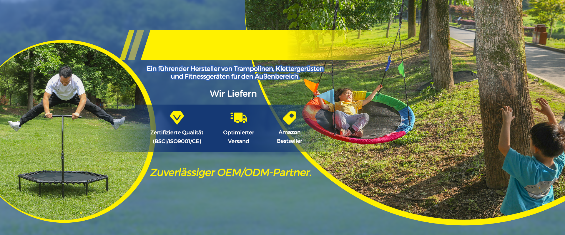 Heavy-duty metal swing set for backyard and commercial parks by Zoshine playground supplier