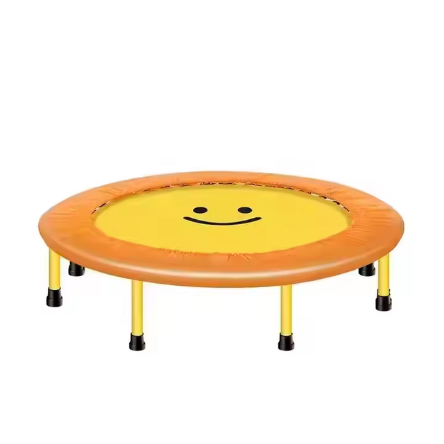 Yellow Smile Kinder-Fitness-Trampolin