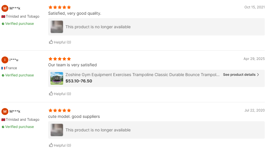 Trampolin mit gerader Stange im Netz. 1 