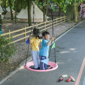 Maßgeschneiderte einfarbige Stoffschaukel, langlebige Outdoor-Möbel
