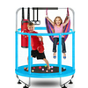 55-Zoll-3-in-1-Kindertrampolin mit Boxsackschaukel