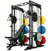 M1 PRO Rot Schwarz Smith Machine Power Rack Home Gym