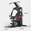 JLM-610 73-kg-Gewichtsstapel-Multifunktionsstation für das Heimtraining