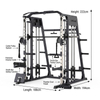 JH-D67 Smith Machine Squat Rack Integriertes Trainingsset