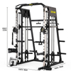 JH-D67 Smith Machine Squat Rack Integriertes Trainingsset