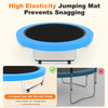 55-Zoll-6-in-1-Kindertrampolin mit Basketballkorb-Boxsack