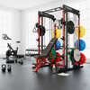 M1 PRO Rot Schwarz Smith Machine Power Rack Home Gym